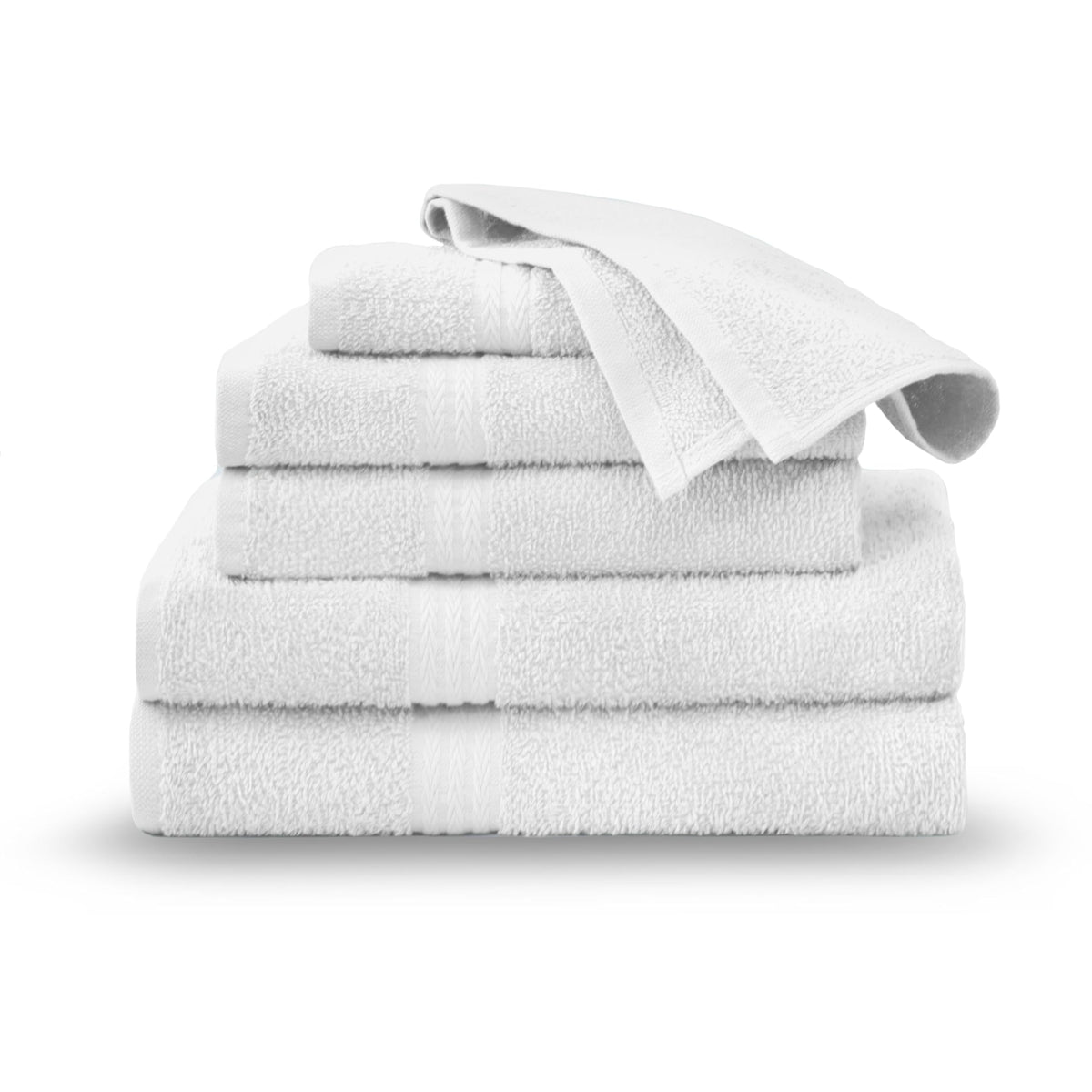 Martex Easy Living Everyday 6-Piece Bathroom Towel Set, Blue