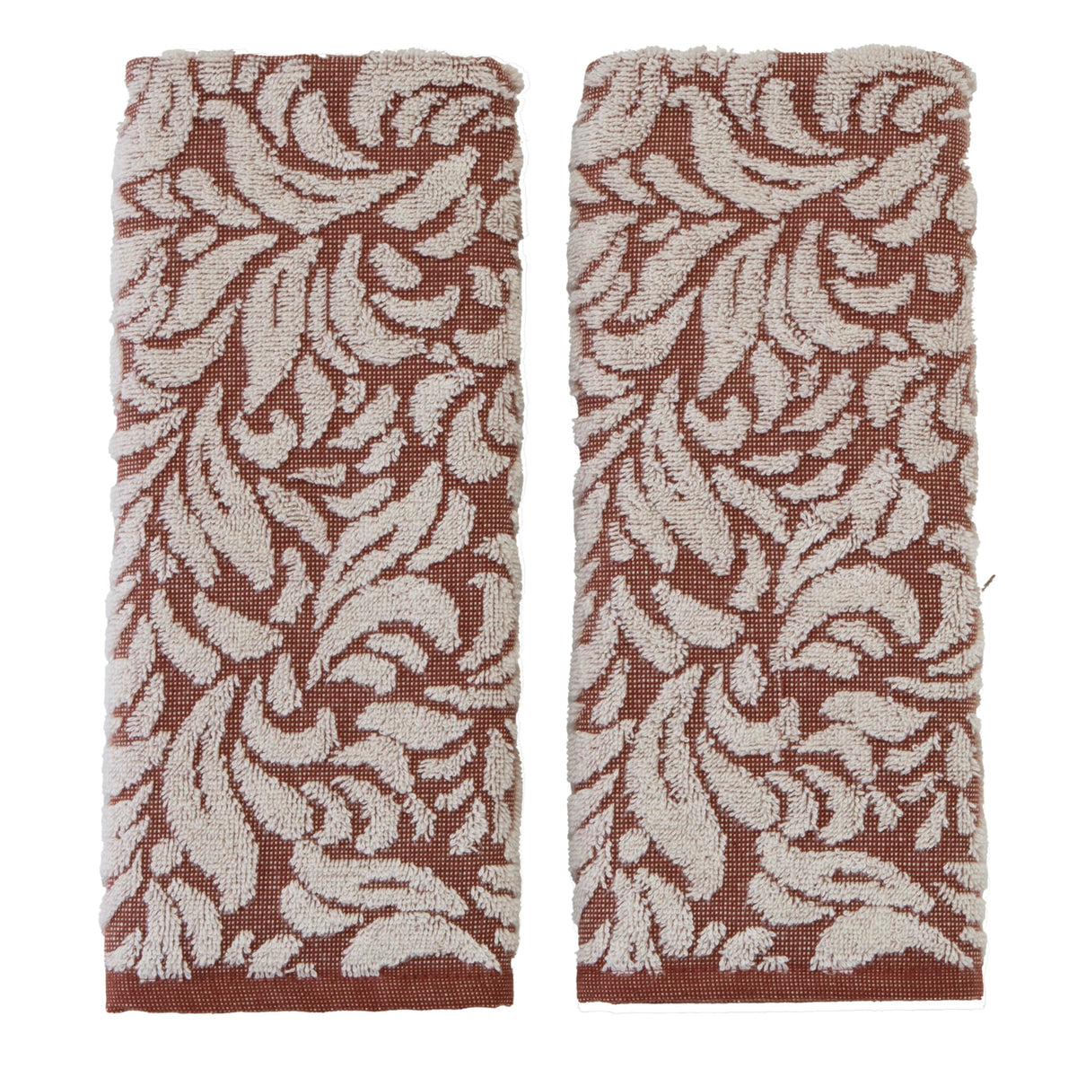 SKL Home Distressed Leaves Han Towel Set-2pc, 100% Turkish Cotton, Sage