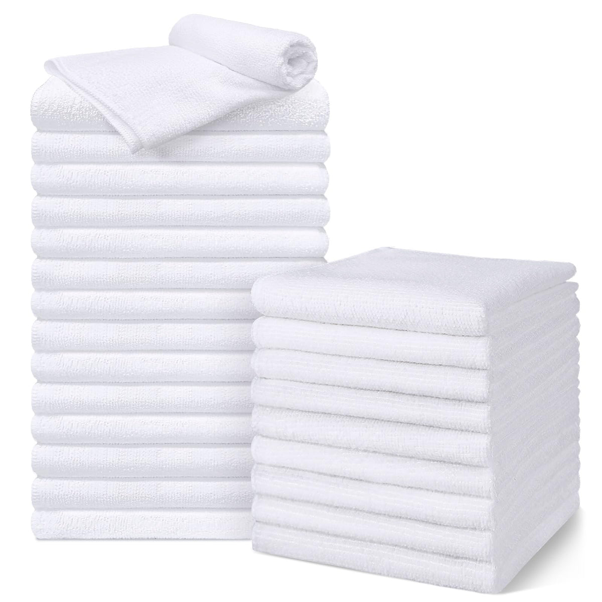UNIMADE Salon Towels 24 Pack, Microfiber Barber Towels Bulk