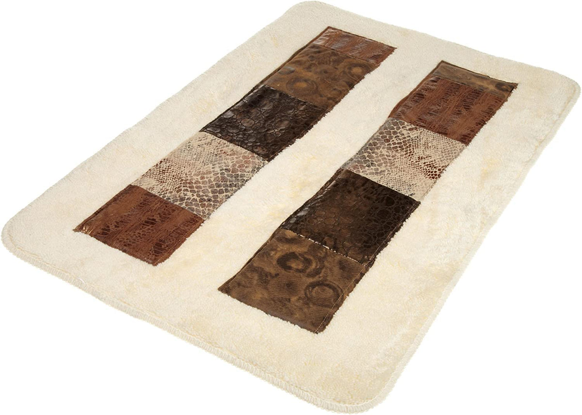 Zahari Home Elegant Rose Classic Luxury Bath Towel Set - 3 Piece Towel Set - Bath Towel, Hand Towel and Wash Towel for Contemporary Bathroom Decor