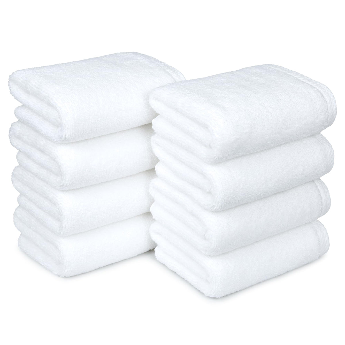Amazon Basics Lightweight Quick-Dry Hand Towels, 100% Cotton, 28" x 16", Seafoam Green, 8-Pack