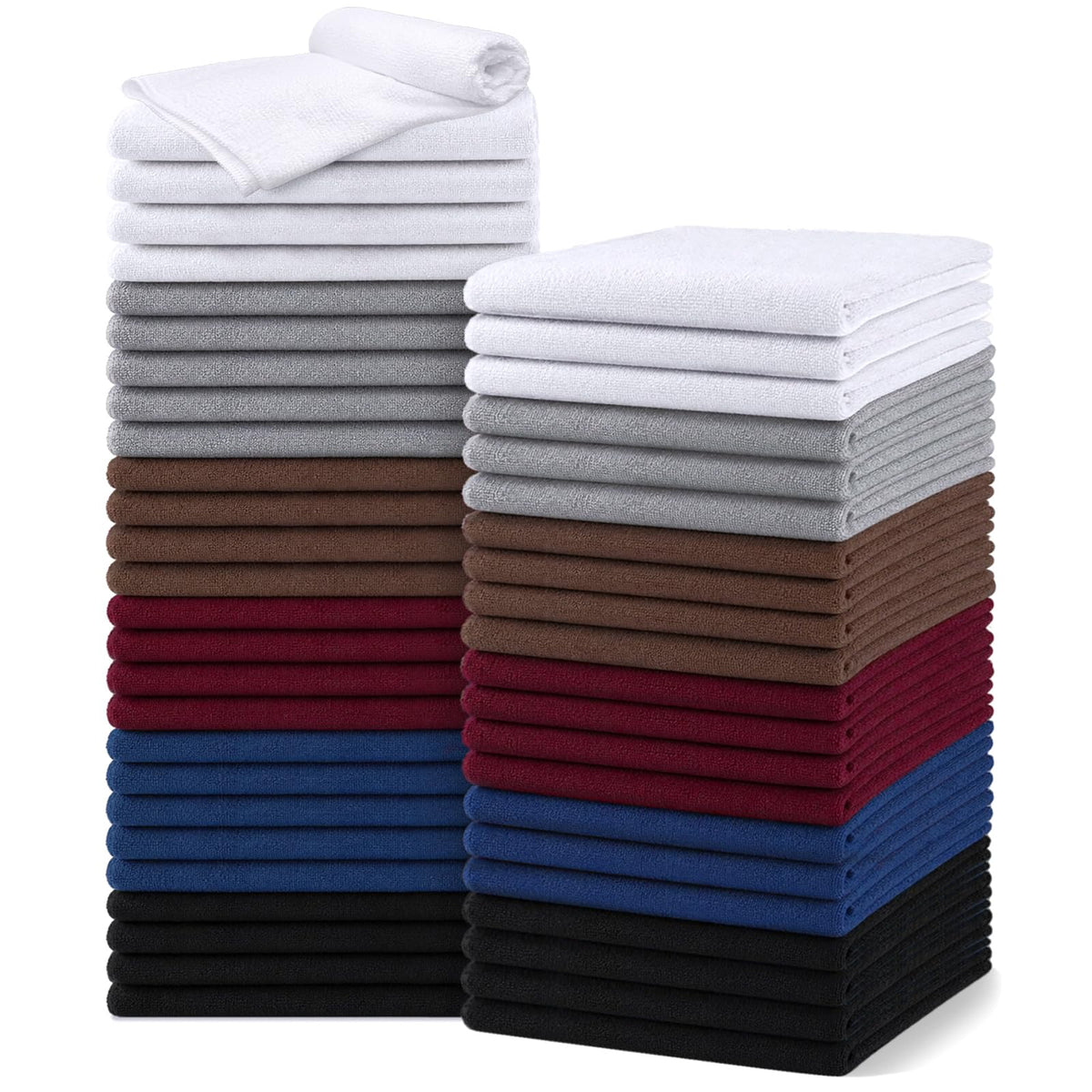 UNIMADE Salon Towels 24 Pack, Microfiber Barber Towels Bulk