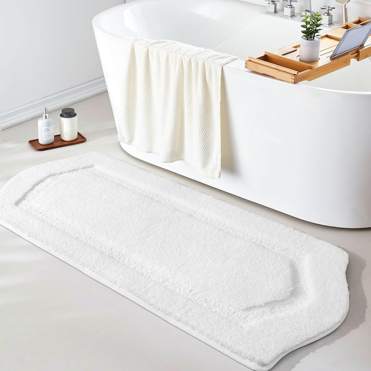 Bathroom Runner Rug, Non Slip Washable Long Bath Mat