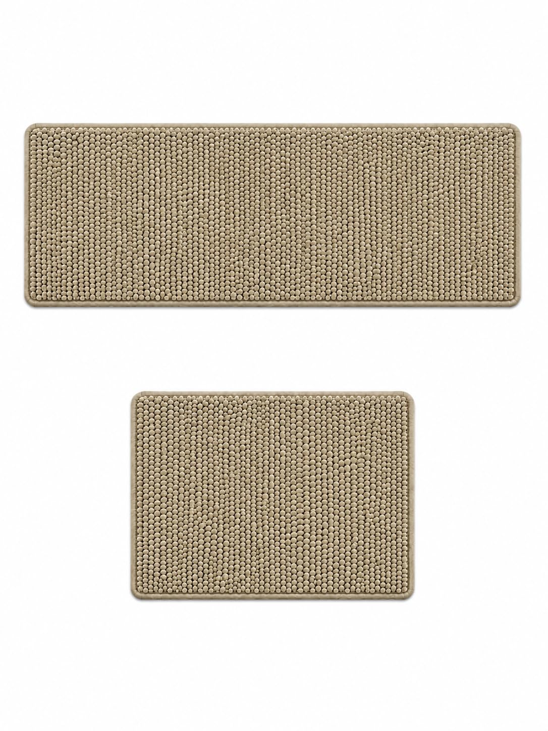 Ophanie Grey Bathroom Rugs 30x20, Soft Chenille Bath Mat, Non Slip Absorbent Quick Dry Light Gray Mats, Machine Washable Thick Small Area Rug Sets,Grip Bathmat for Shower,Toilet,Sink and Indoor Floor
