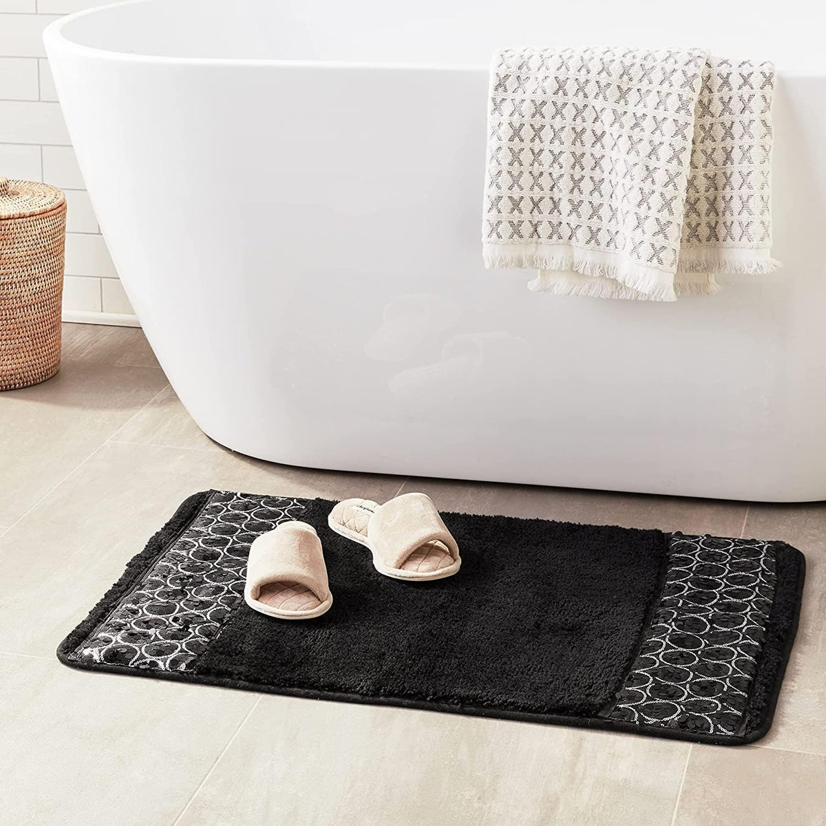 Zahari Home Elegant Rose Classic Luxury Bath Towel Set - 3 Piece Towel Set - Bath Towel, Hand Towel and Wash Towel for Contemporary Bathroom Decor