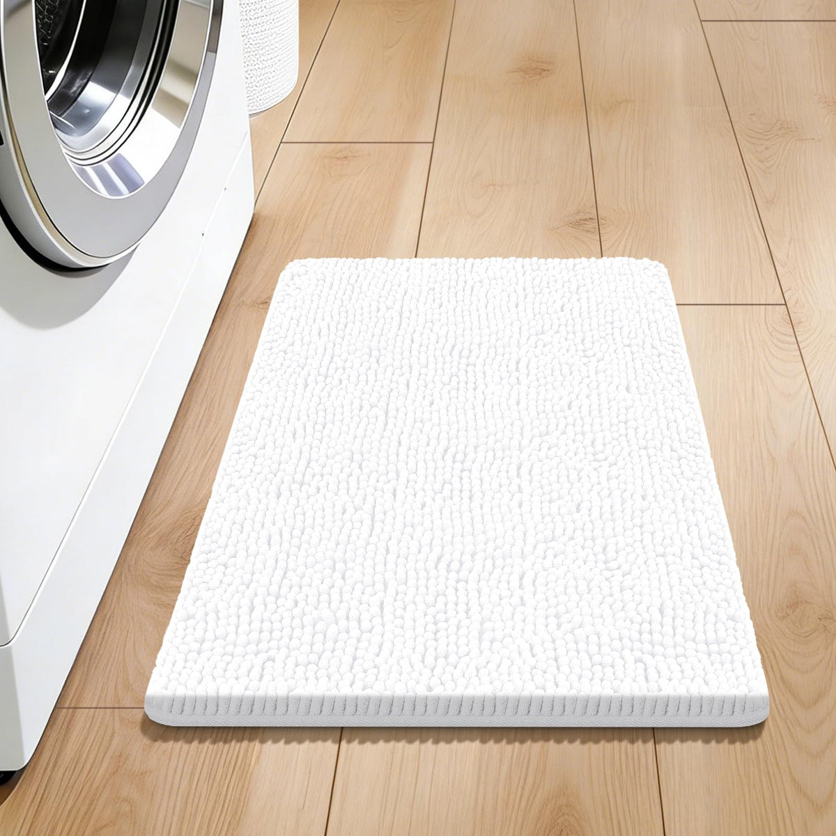 Bcoimo Small Bath Rug Mat,24x17 Extra Soft Chenille Lavender Bathroom Mats