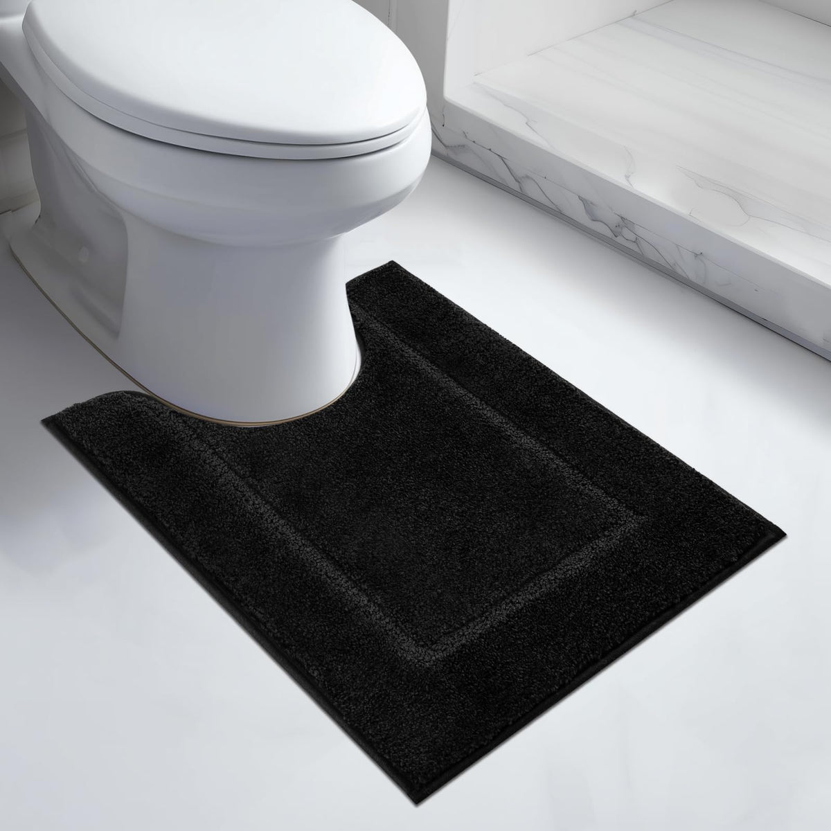 anllugs Bathroom Rugs, 20" x 30" Soft Bath Rugs, Olive Green & Green
