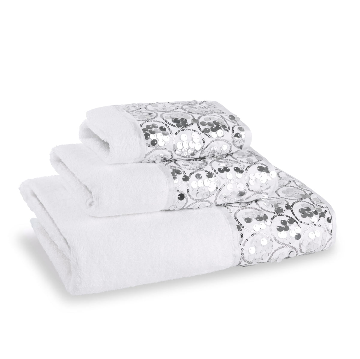 Zahari Home Elegant Rose Classic Luxury Bath Towel Set - 3 Piece Towel Set - Bath Towel, Hand Towel and Wash Towel for Contemporary Bathroom Decor