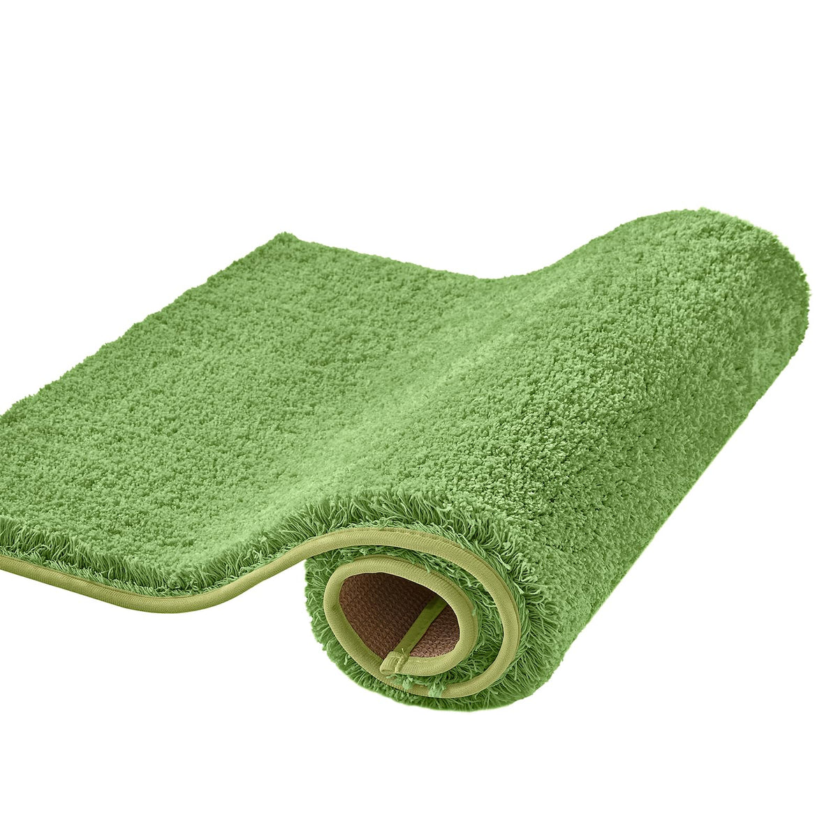 CozeCube Yellow Shaggy Bath Mat 36"x24" Non Slip Washable Rug