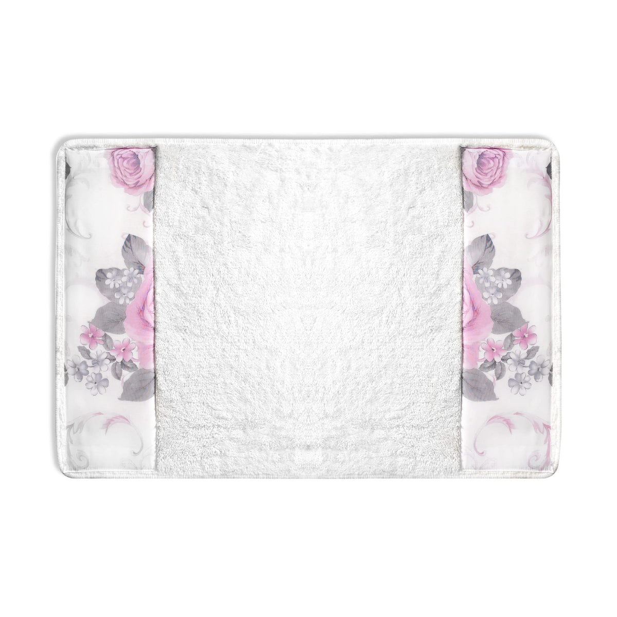 Zahari Home Elegant Rose Classic Luxury Bath Towel Set - 3 Piece Towel Set - Bath Towel, Hand Towel and Wash Towel for Contemporary Bathroom Decor