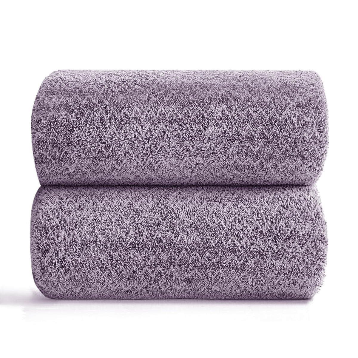 18 Piece Bath Towels Set,100% Microfiber Family Bathroom Towel with Hanging Loops-6 Bath Towels,6 Hand Towels,6 Washcloths,Quick Dry Highly Absorbent Shower Towel for Bathroom,Hotel,Spa-Dark Purple