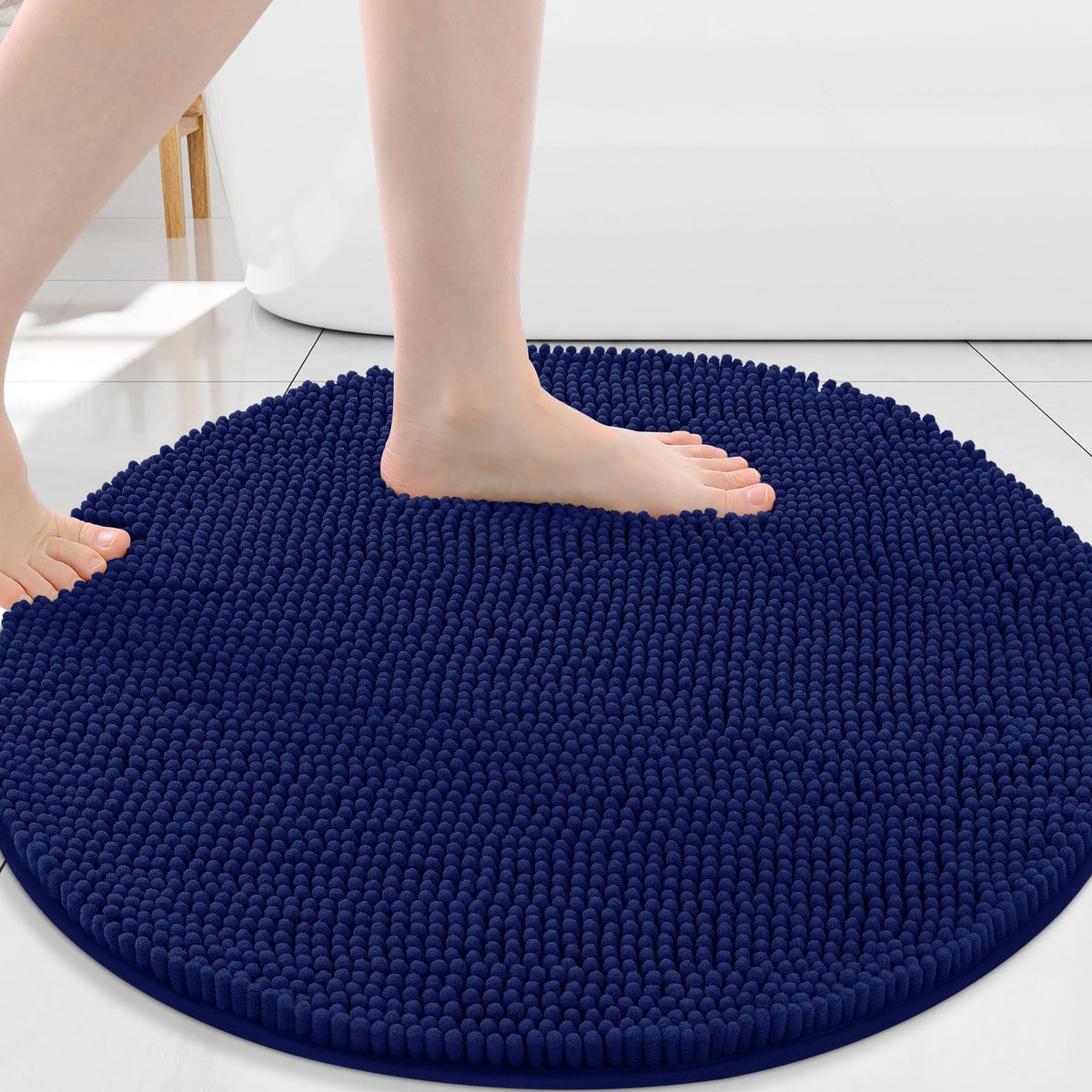 Arotive Bathroom Rugs 24x16, Soft Absorbent Shaggy Chenille Bath Rugs