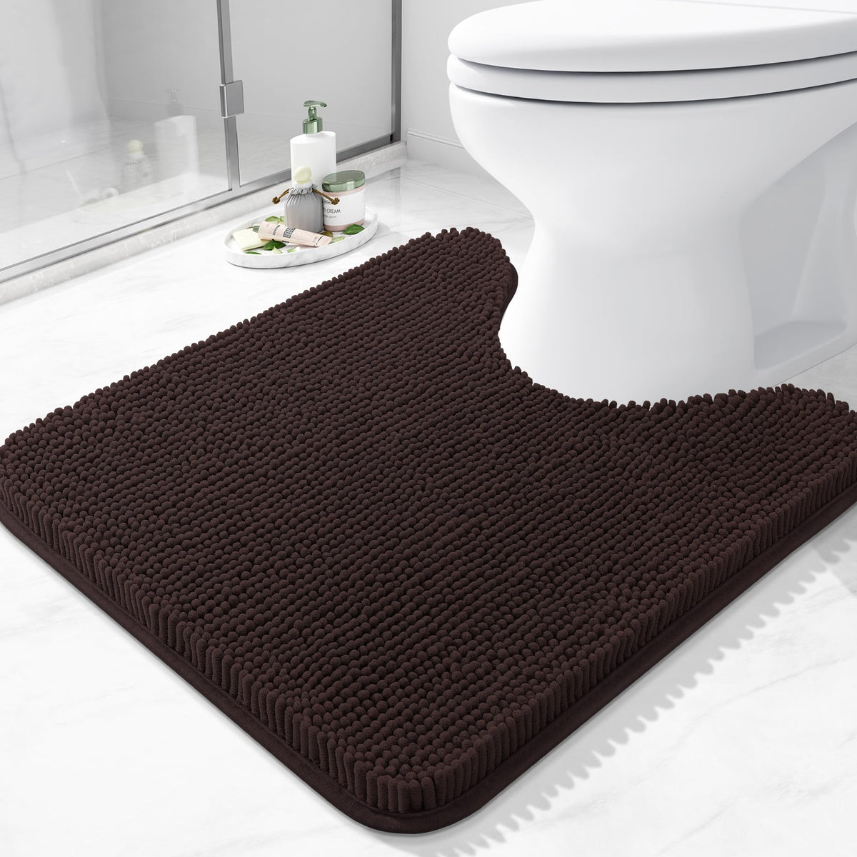 Arotive Bathroom Rugs 24x16, Soft Absorbent Shaggy Chenille Bath Rugs