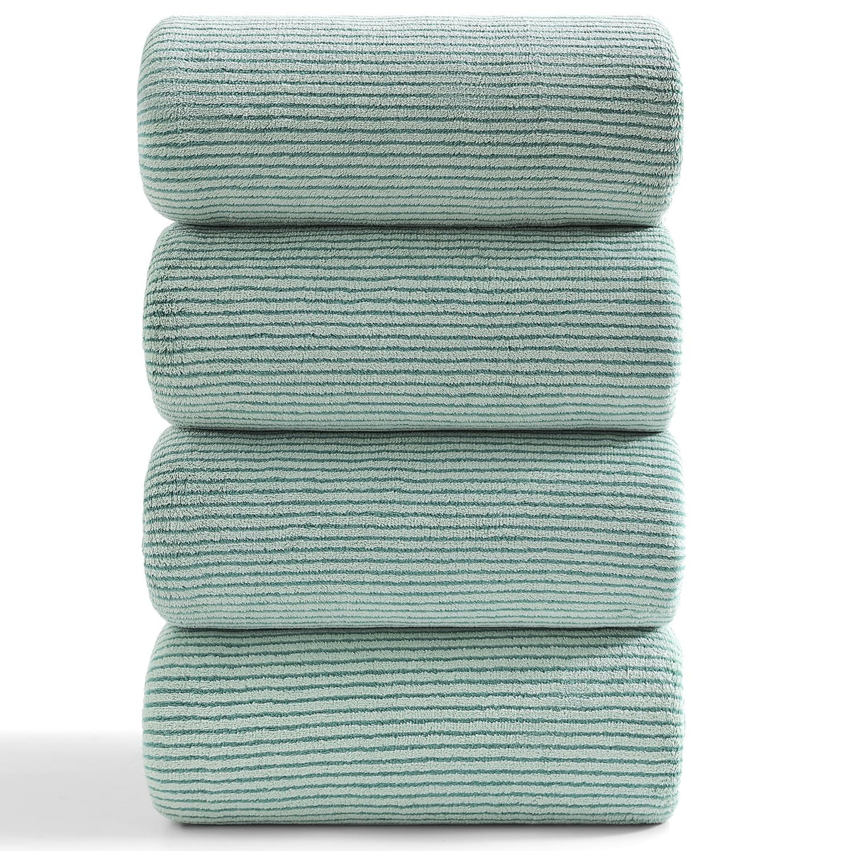 8-Piece Premium Towel Set for Bathroom|2 Oversized Large Bath Sheet,2 Hand Towels,4 Washcloths|Soft Cozy Highly Absorbent Fast Dry Microfiber Shower Towel Set for Hotel Bathroom Essentials,Dark Brown