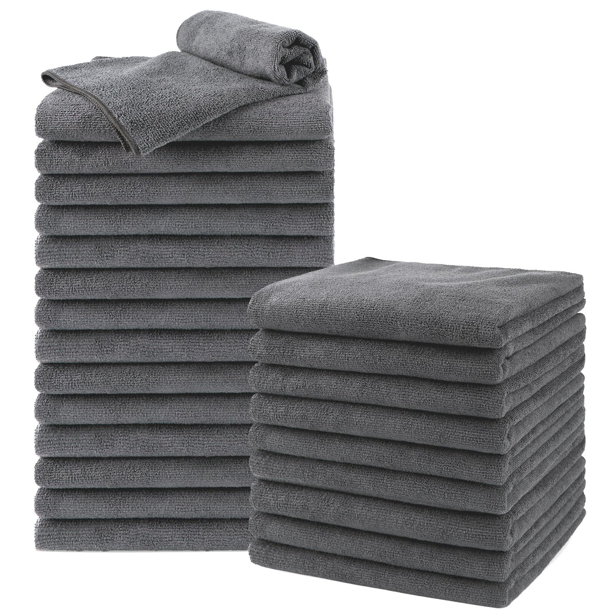 UNIMADE Salon Towels 24 Pack, Microfiber Barber Towels Bulk