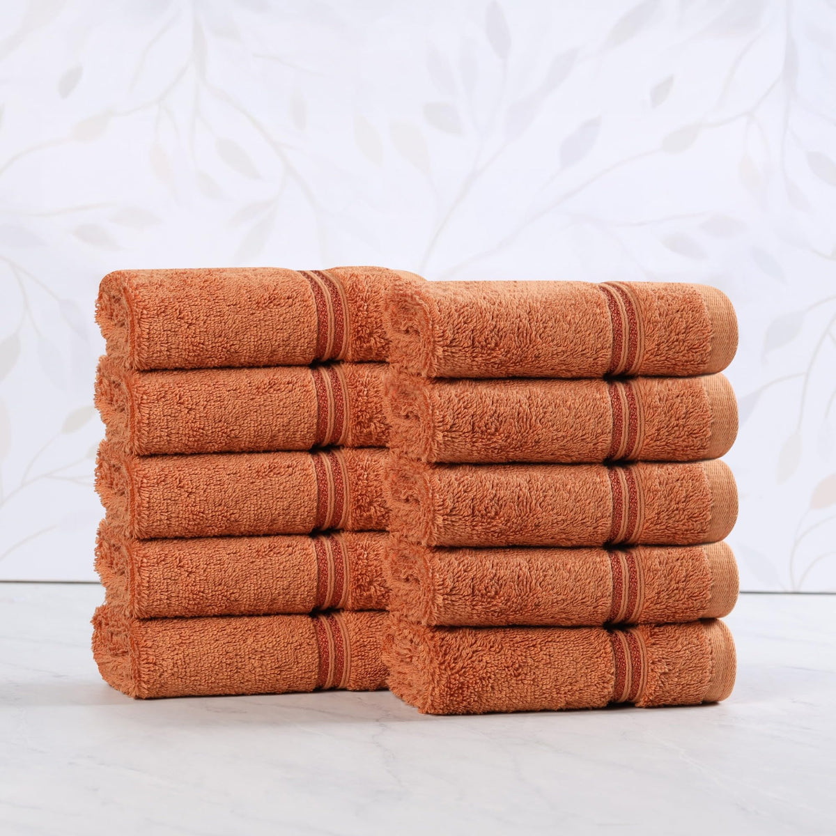 Superior Egyptian Cotton 6-Piece Towel Set, Bathroom Essentials, Towels For Bathroom, Apartment, Airbnb, Guest Bath, Face, Hand, Bath Towels, Washcloths, Absorbent, Fast Drying, Sage
