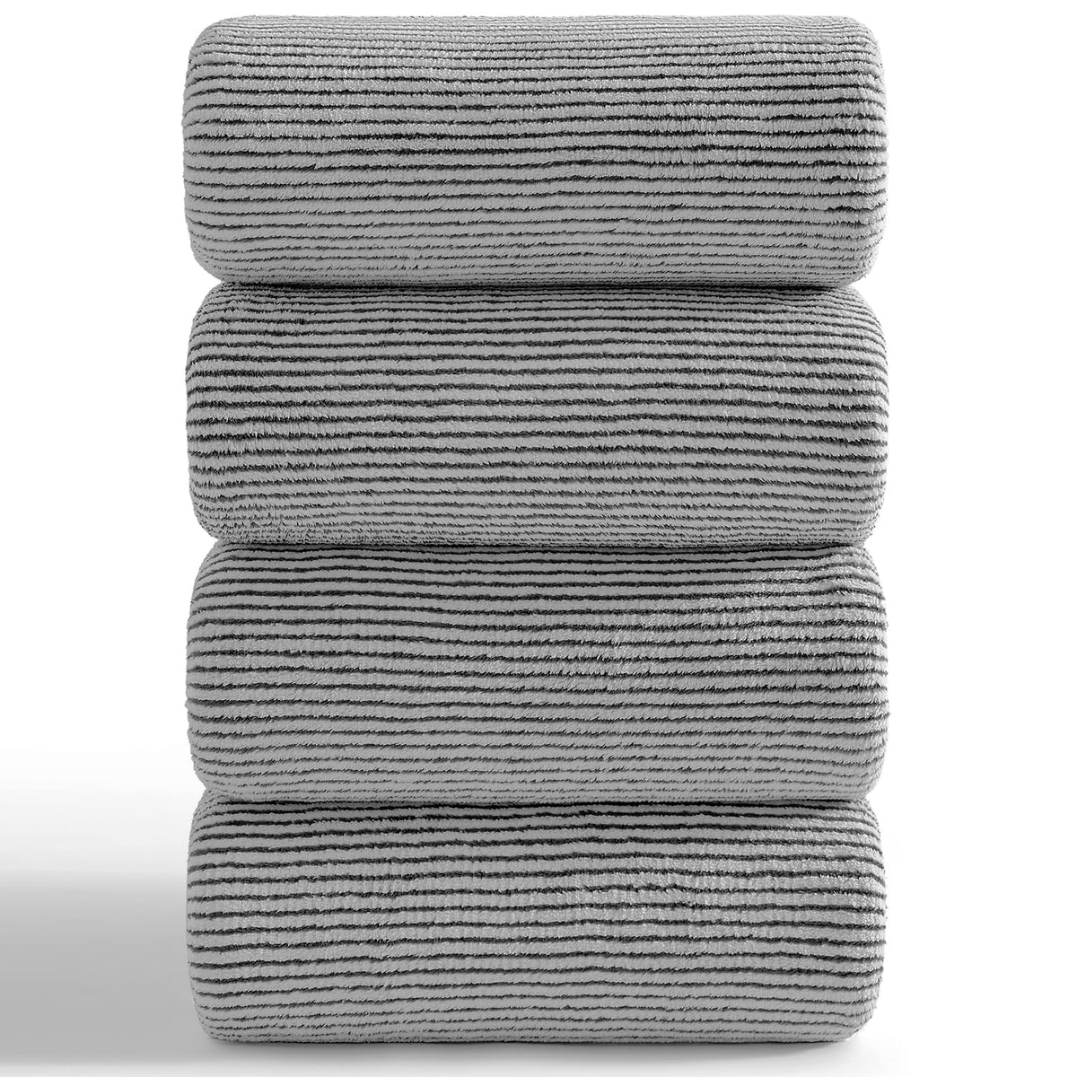 8-Piece Premium Towel Set for Bathroom|2 Oversized Large Bath Sheet,2 Hand Towels,4 Washcloths|Soft Cozy Highly Absorbent Fast Dry Microfiber Shower Towel Set for Hotel Bathroom Essentials,Dark Brown