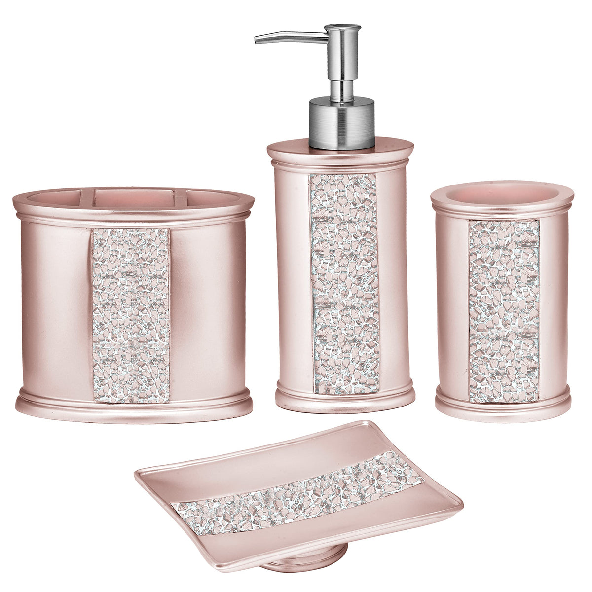 Zahari Home Elegant Rose Classic Luxury Bath Towel Set - 3 Piece Towel Set - Bath Towel, Hand Towel and Wash Towel for Contemporary Bathroom Decor