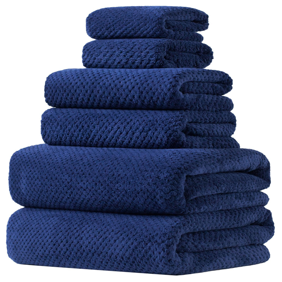 Extra Large Bath Towels Set for Bathroom 30x60 Inches Super Soft Light Weight Quick Dry Microfiber Shower Towels (Beige, 6 Piece)