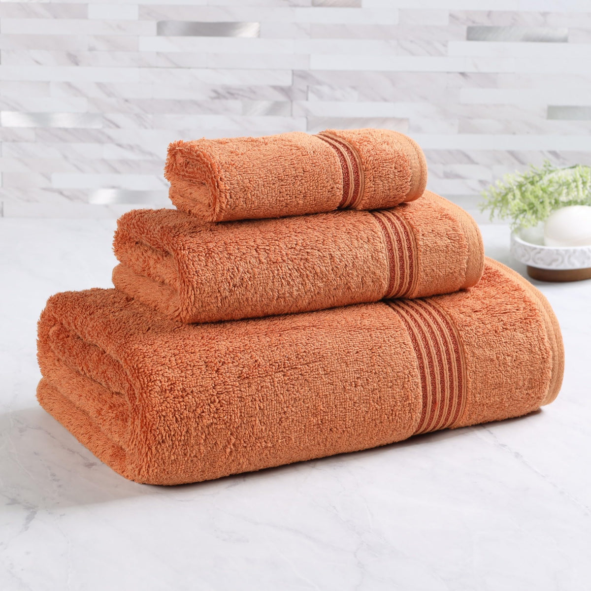 Superior Egyptian Cotton 6-Piece Towel Set, Bathroom Essentials, Towels For Bathroom, Apartment, Airbnb, Guest Bath, Face, Hand, Bath Towels, Washcloths, Absorbent, Fast Drying, Sage