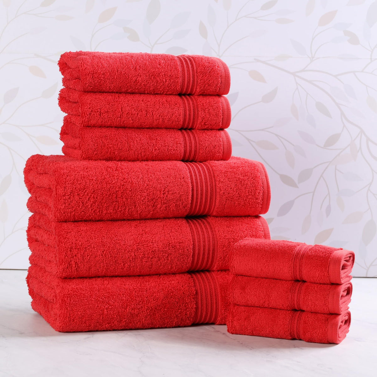 Superior Egyptian Cotton 6-Piece Towel Set, Bathroom Essentials, Towels For Bathroom, Apartment, Airbnb, Guest Bath, Face, Hand, Bath Towels, Washcloths, Absorbent, Fast Drying, Sage