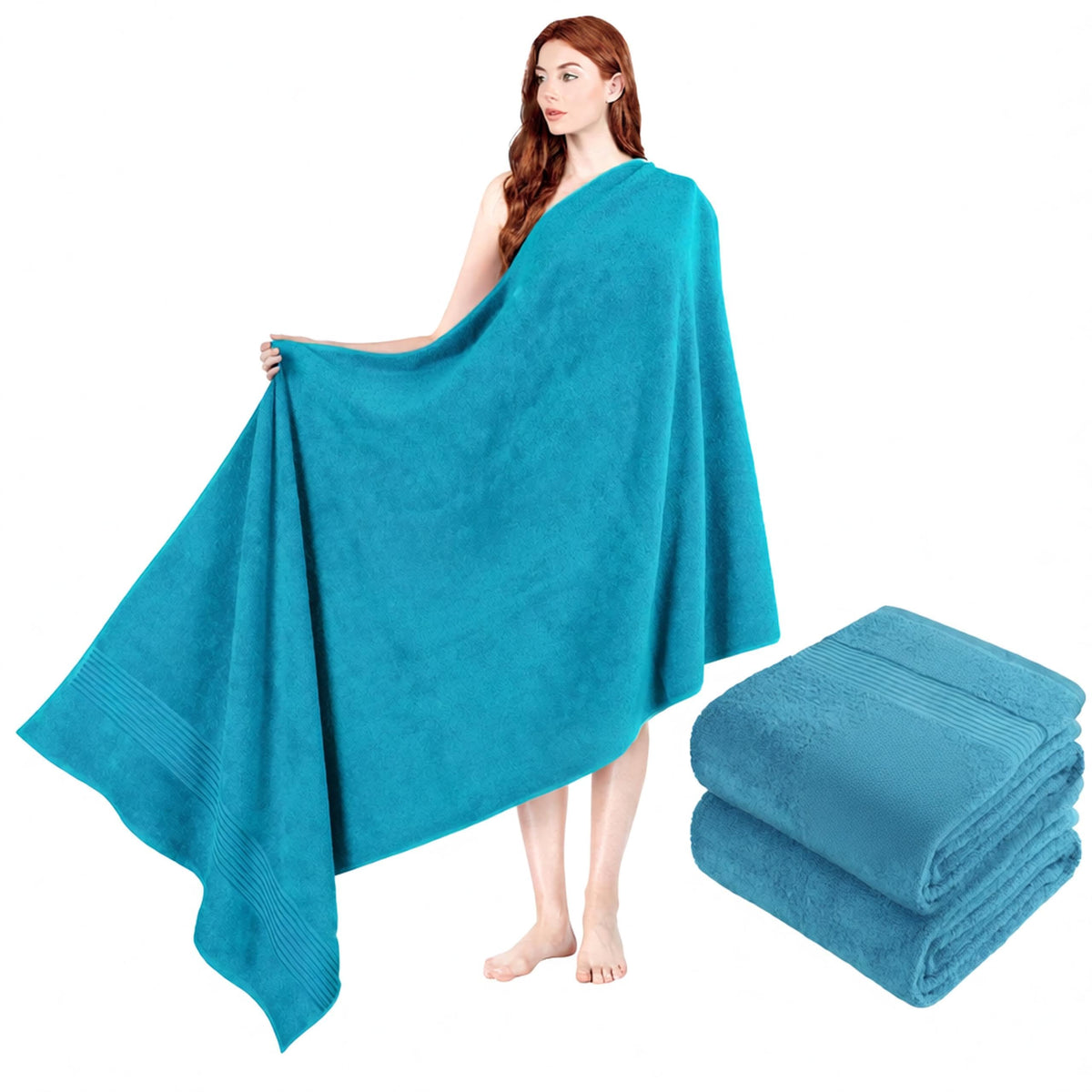 American Veteran Towel, Hand Towels for Bathroom Set of 4, 100% Cotton Turkish Hand Towel Sets, Soft Hand Face Towels, Navy Blue Hand Towels