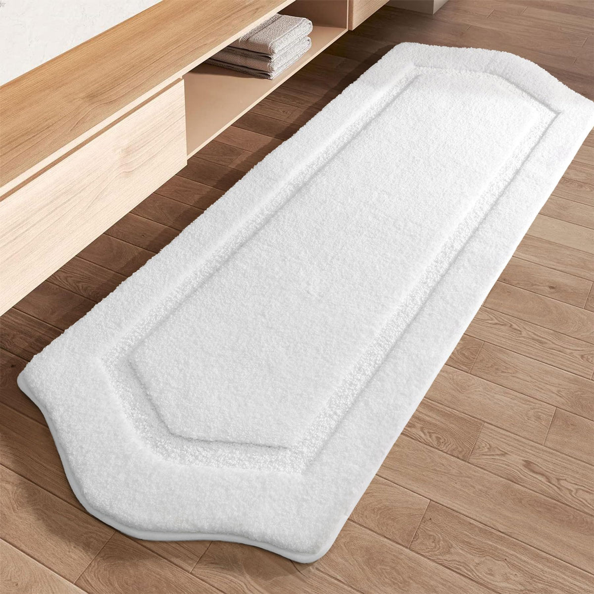 Bathroom Runner Rug, Non Slip Washable Long Bath Mat