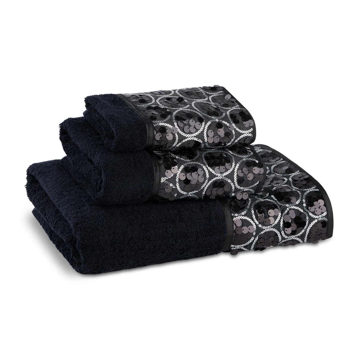 Zahari Home Elegant Rose Classic Luxury Bath Towel Set - 3 Piece Towel Set - Bath Towel, Hand Towel and Wash Towel for Contemporary Bathroom Decor