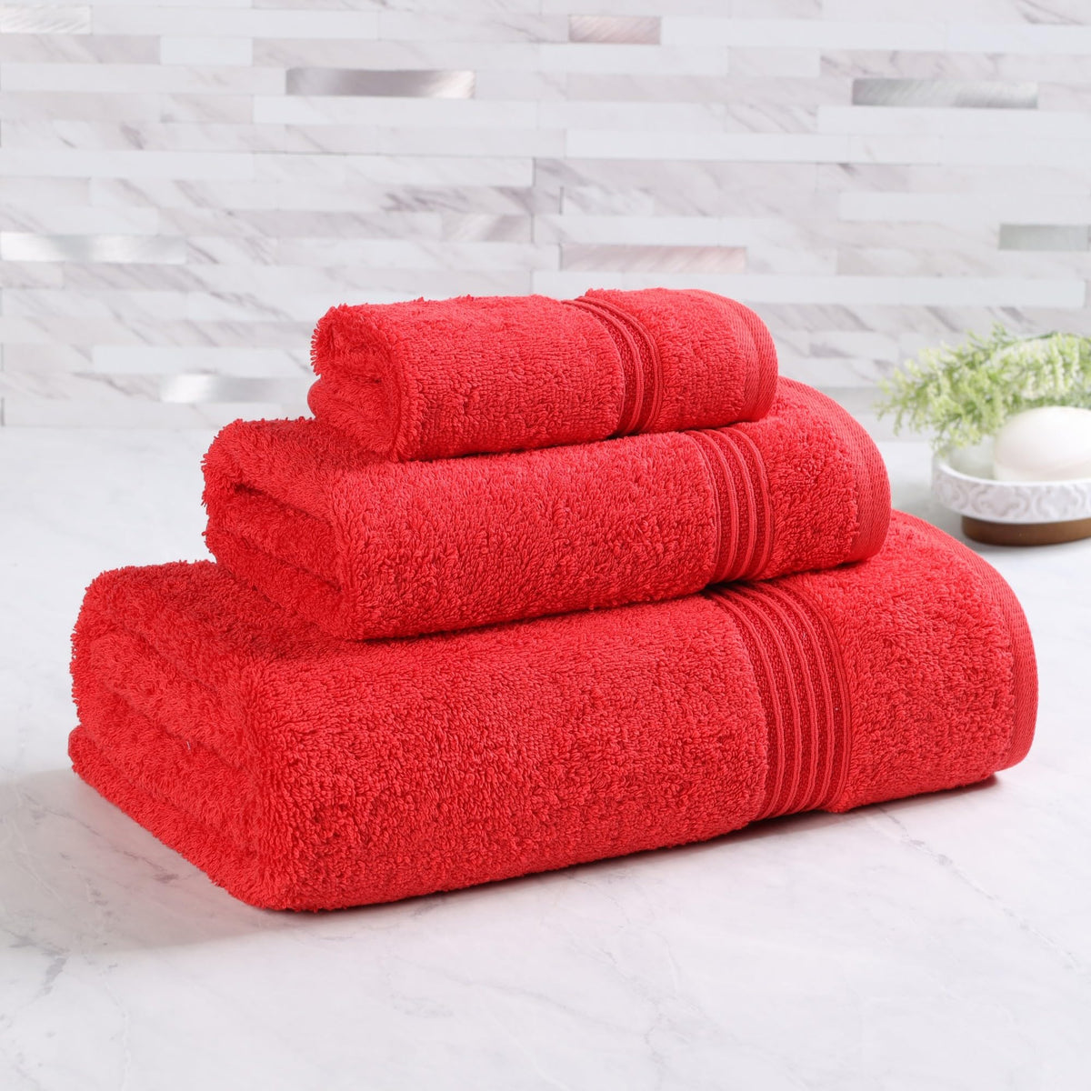 Superior Egyptian Cotton 6-Piece Towel Set, Bathroom Essentials, Towels For Bathroom, Apartment, Airbnb, Guest Bath, Face, Hand, Bath Towels, Washcloths, Absorbent, Fast Drying, Sage