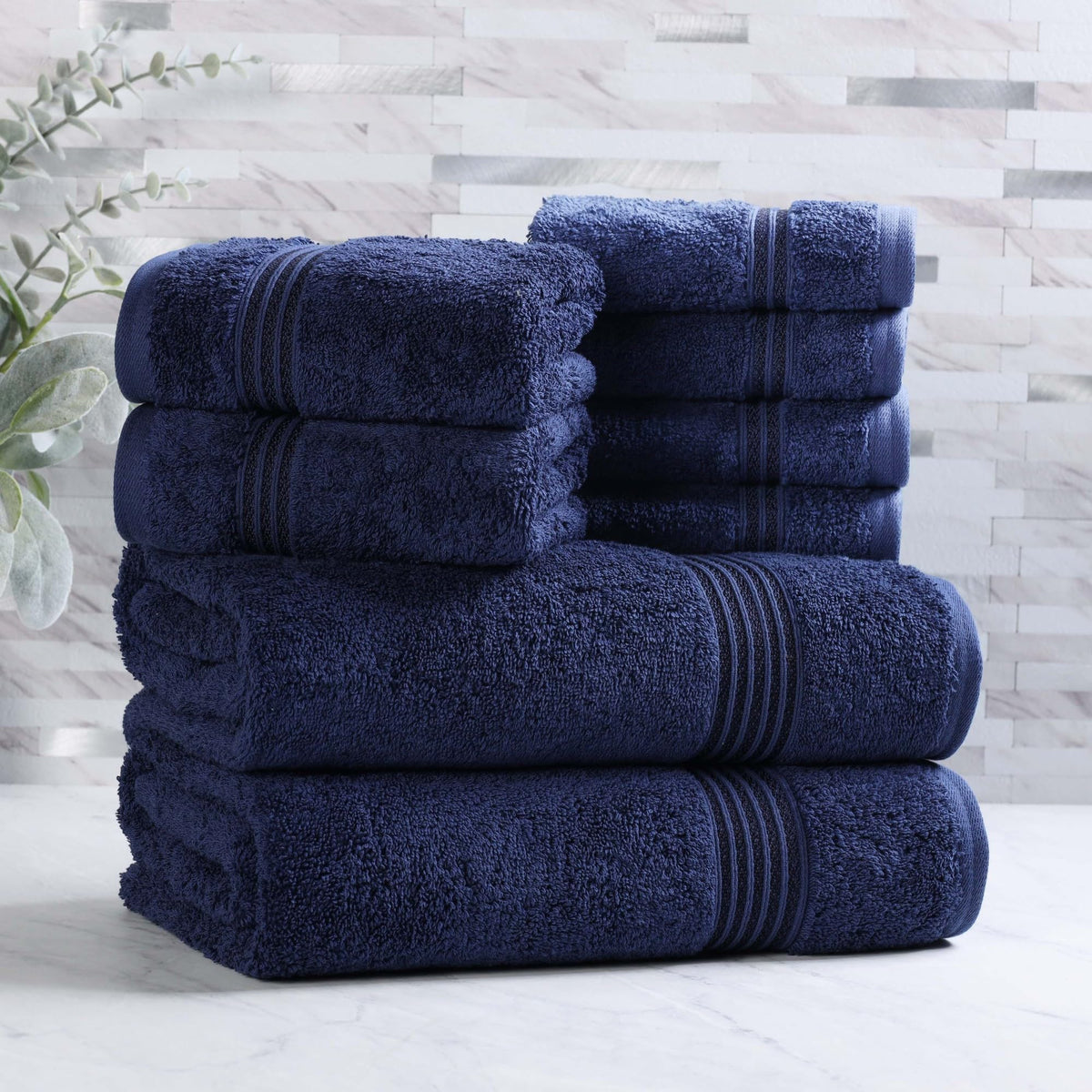 Superior Egyptian Cotton 6-Piece Towel Set, Bathroom Essentials, Towels For Bathroom, Apartment, Airbnb, Guest Bath, Face, Hand, Bath Towels, Washcloths, Absorbent, Fast Drying, Sage