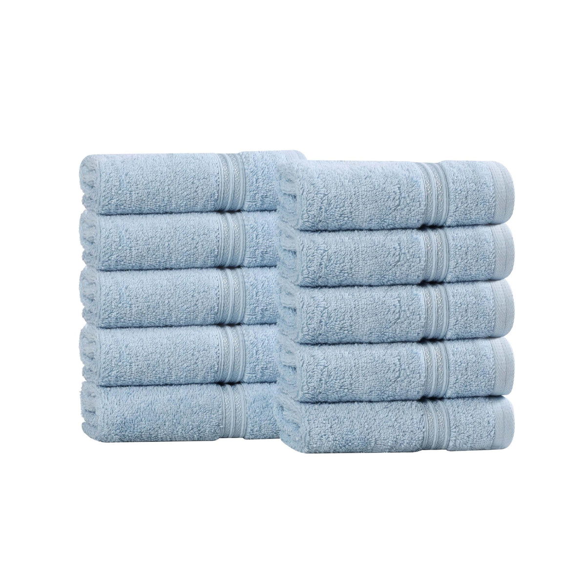 Superior Egyptian Cotton 6-Piece Towel Set, Bathroom Essentials, Towels For Bathroom, Apartment, Airbnb, Guest Bath, Face, Hand, Bath Towels, Washcloths, Absorbent, Fast Drying, Sage