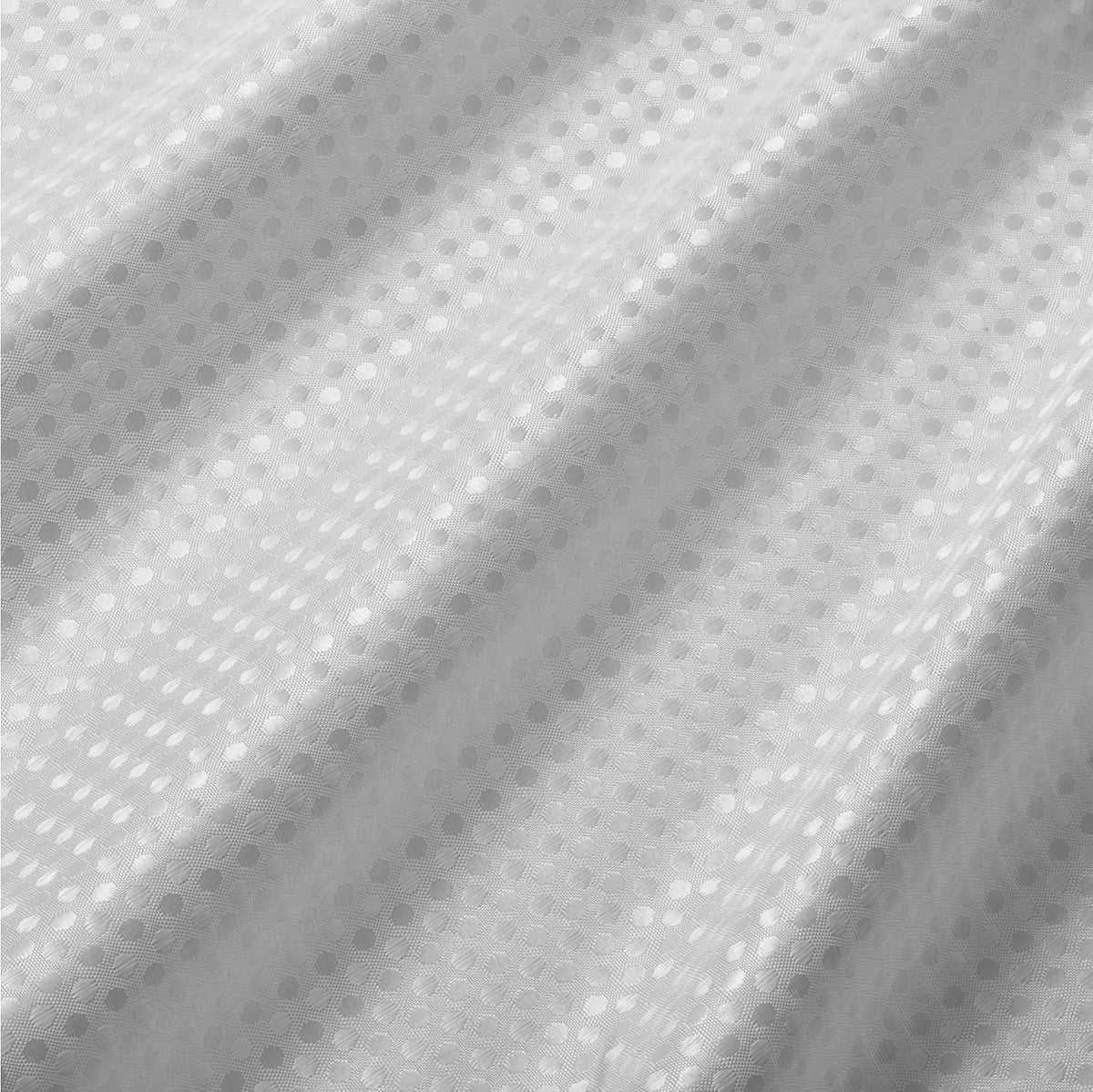 Amazon Basics Shower Curtain, Modern Waffle Texture Polyester, Quick-Drying, Water-Repellent, 72x72 Inches, White
