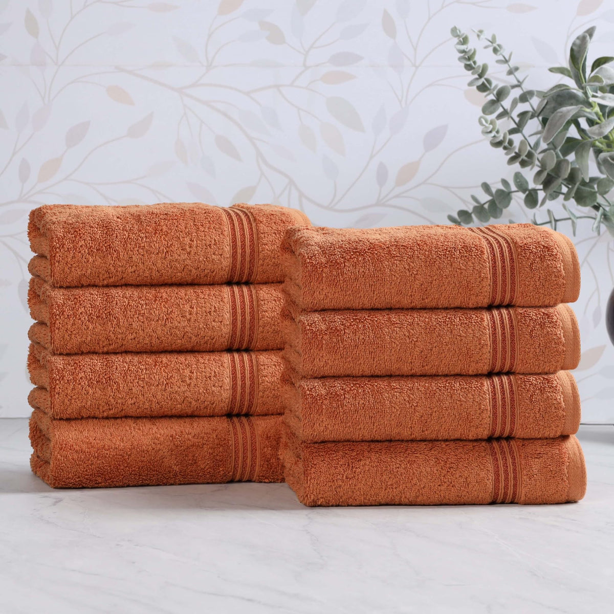 Superior Egyptian Cotton 6-Piece Towel Set, Bathroom Essentials, Towels For Bathroom, Apartment, Airbnb, Guest Bath, Face, Hand, Bath Towels, Washcloths, Absorbent, Fast Drying, Sage