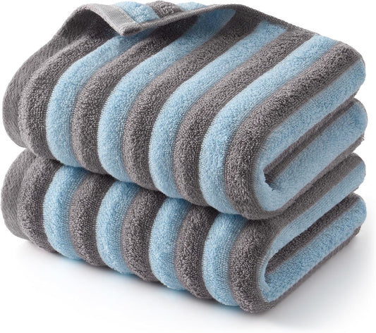 ecolook Striped Hand Towels for Bathroom and Kitchen