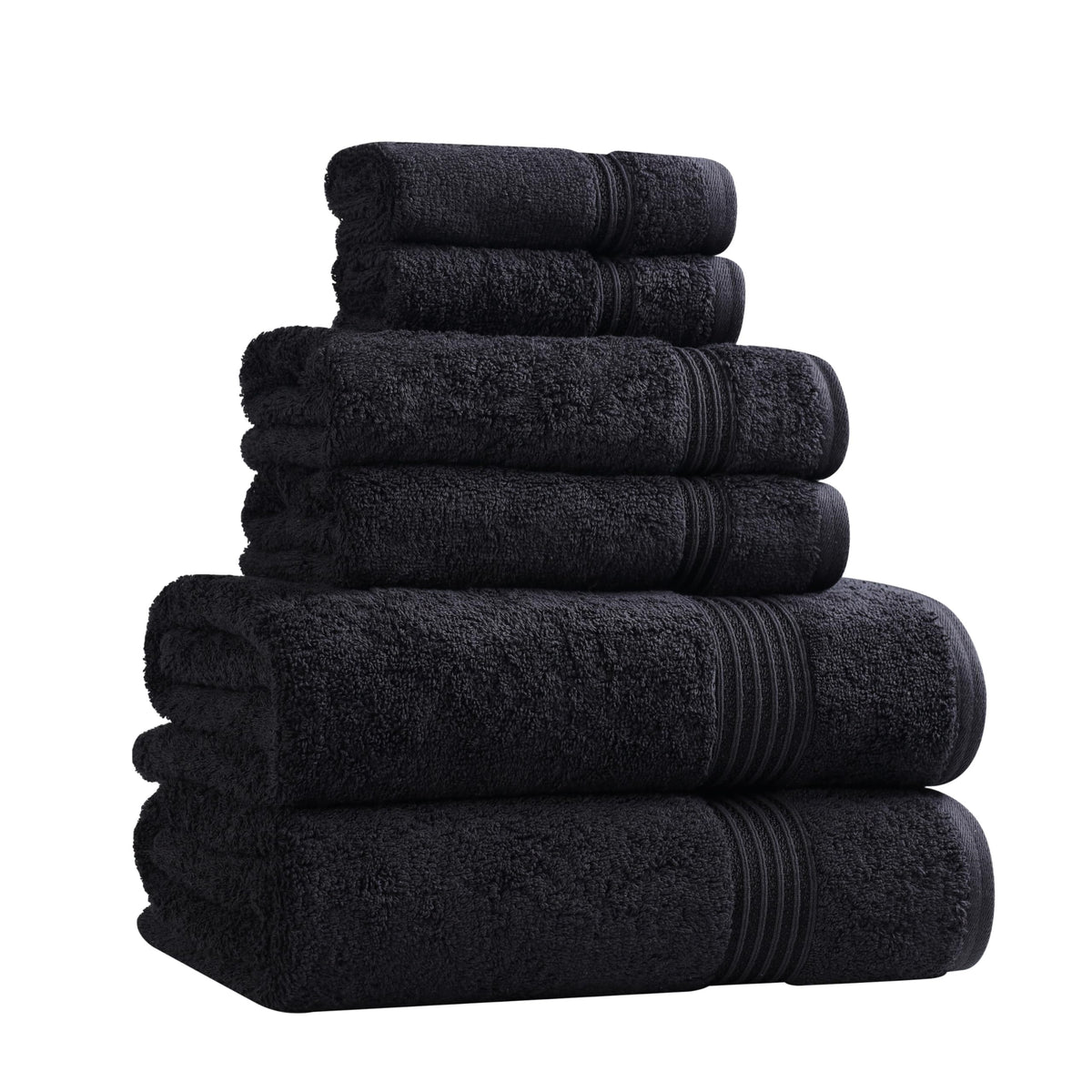 Superior Egyptian Cotton 6-Piece Towel Set, Bathroom Essentials, Towels For Bathroom, Apartment, Airbnb, Guest Bath, Face, Hand, Bath Towels, Washcloths, Absorbent, Fast Drying, Sage