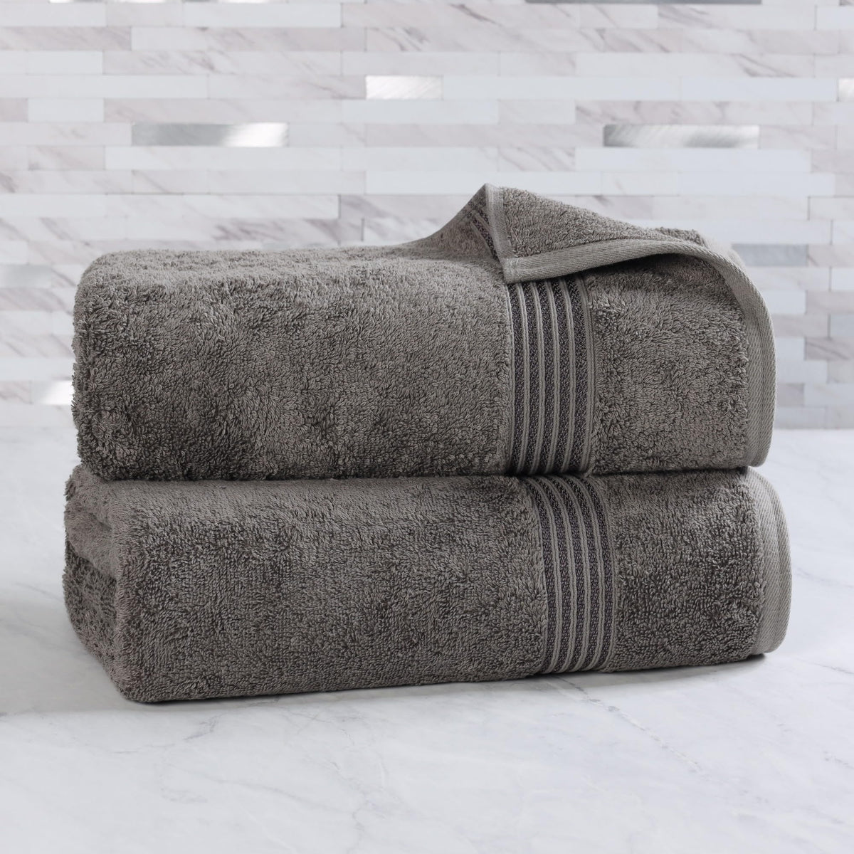 Superior Egyptian Cotton 6-Piece Towel Set, Bathroom Essentials, Towels For Bathroom, Apartment, Airbnb, Guest Bath, Face, Hand, Bath Towels, Washcloths, Absorbent, Fast Drying, Sage