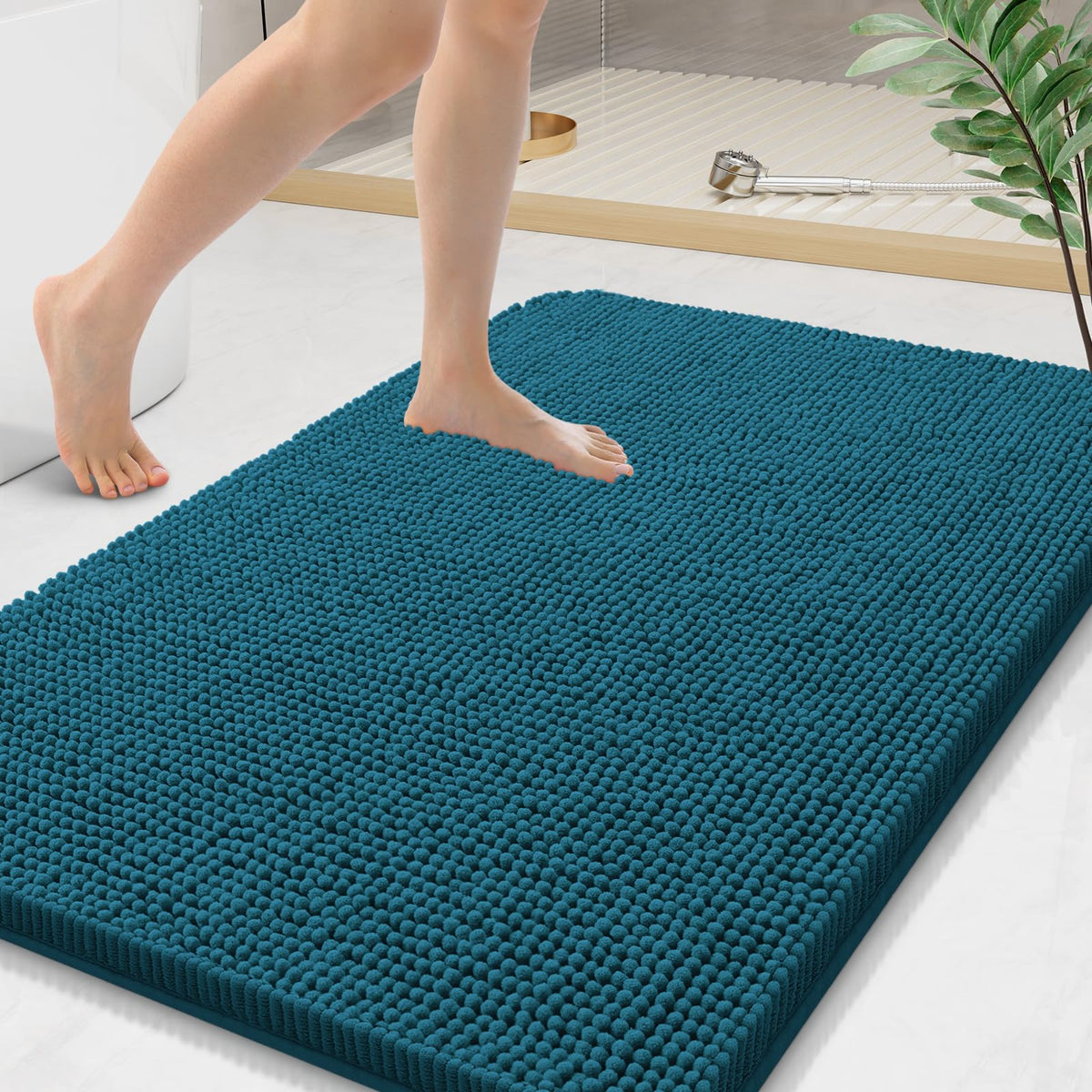 Arotive Bathroom Rugs 24x16, Soft Absorbent Shaggy Chenille Bath Rugs