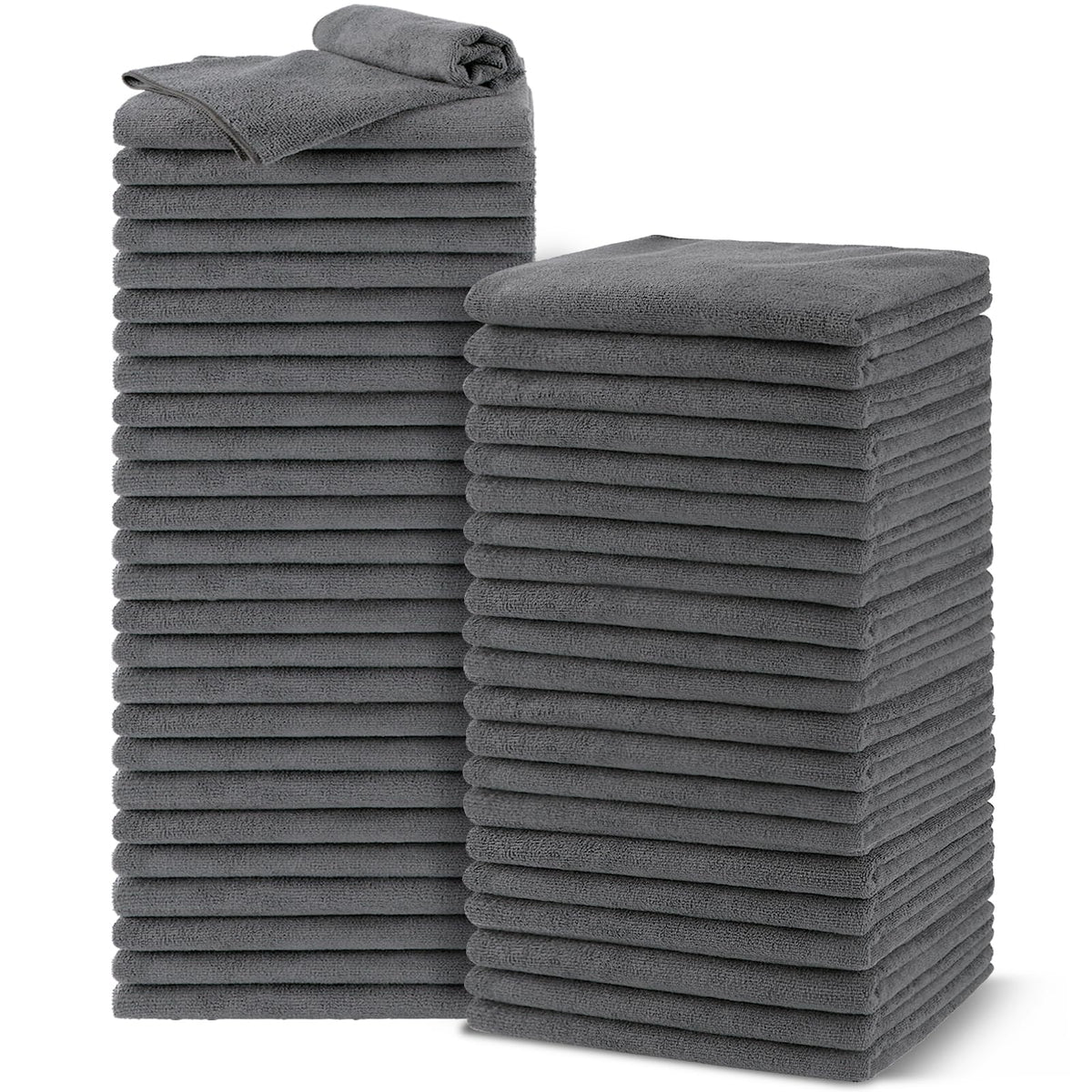 UNIMADE Salon Towels 24 Pack, Microfiber Barber Towels Bulk