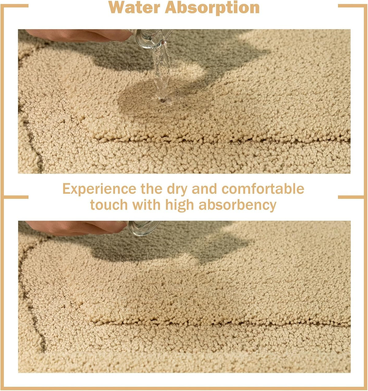 Bathroom Runner Rug, Non Slip Washable Long Bath Mat