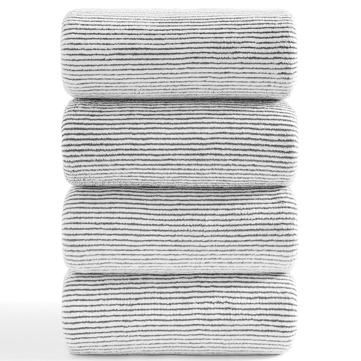 8-Piece Premium Towel Set for Bathroom|2 Oversized Large Bath Sheet,2 Hand Towels,4 Washcloths|Soft Cozy Highly Absorbent Fast Dry Microfiber Shower Towel Set for Hotel Bathroom Essentials,Dark Brown