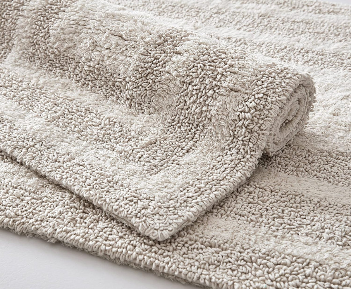 Eddie Bauer - 100% Cotton Bath Rugs, Absorbent Plush Bathroom Mats, 2 Pack