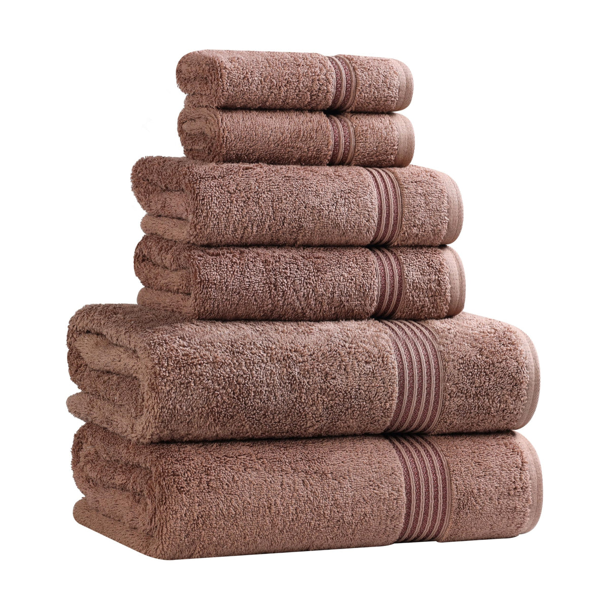 Superior Egyptian Cotton 6-Piece Towel Set, Bathroom Essentials, Towels For Bathroom, Apartment, Airbnb, Guest Bath, Face, Hand, Bath Towels, Washcloths, Absorbent, Fast Drying, Sage