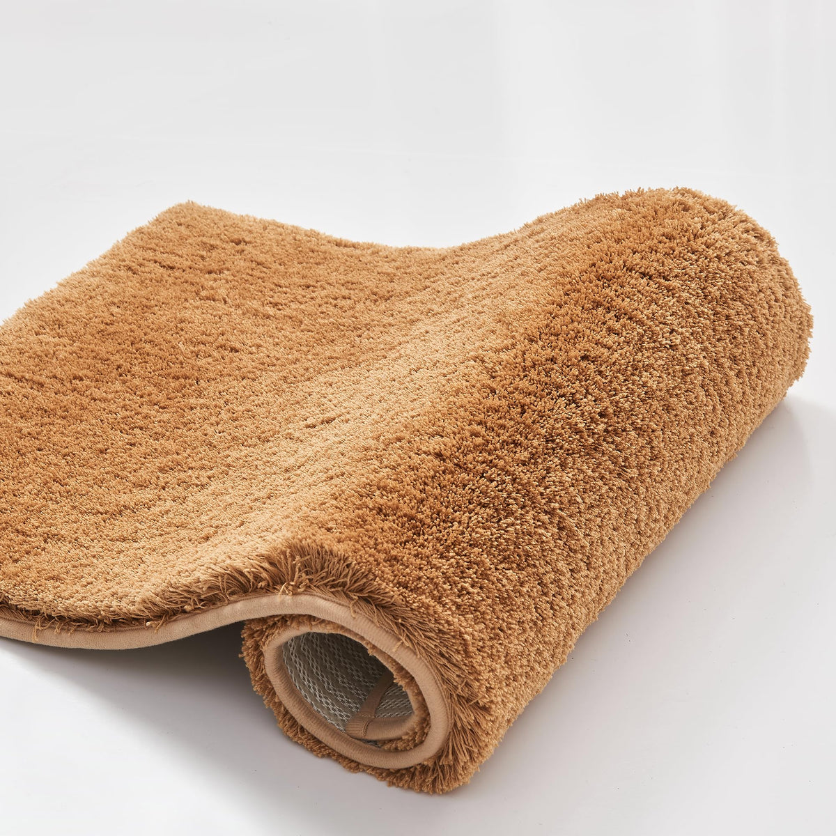 CozeCube Yellow Shaggy Bath Mat 36"x24" Non Slip Washable Rug