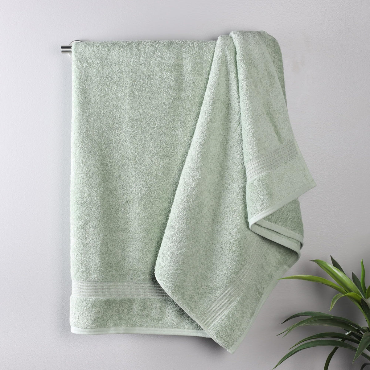 Superior Egyptian Cotton 6-Piece Towel Set, Bathroom Essentials, Towels For Bathroom, Apartment, Airbnb, Guest Bath, Face, Hand, Bath Towels, Washcloths, Absorbent, Fast Drying, Sage