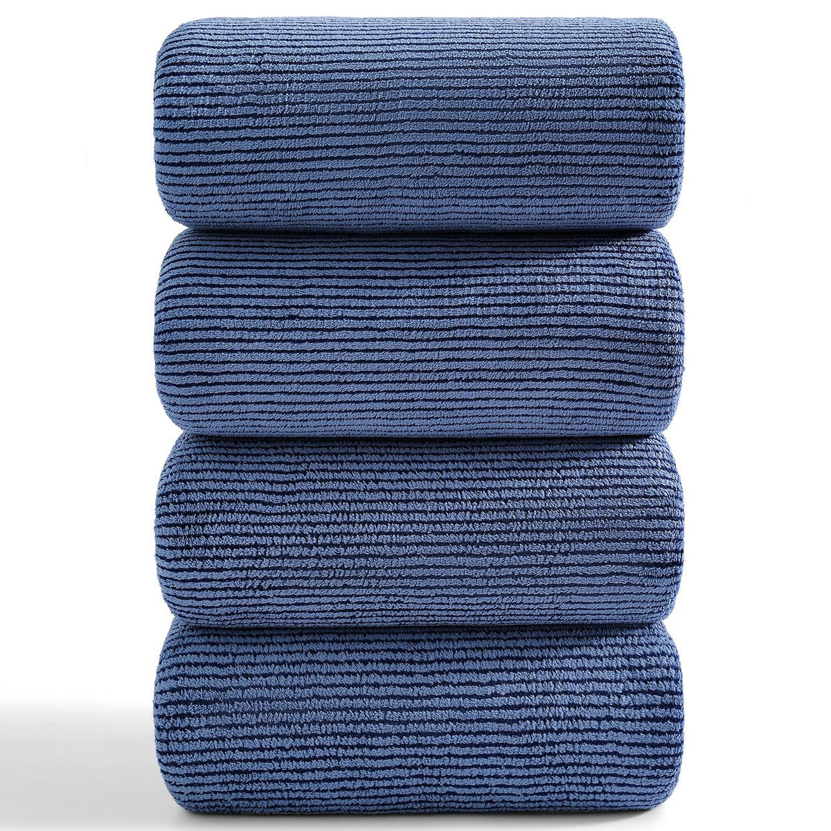 8-Piece Premium Towel Set for Bathroom|2 Oversized Large Bath Sheet,2 Hand Towels,4 Washcloths|Soft Cozy Highly Absorbent Fast Dry Microfiber Shower Towel Set for Hotel Bathroom Essentials,Dark Brown