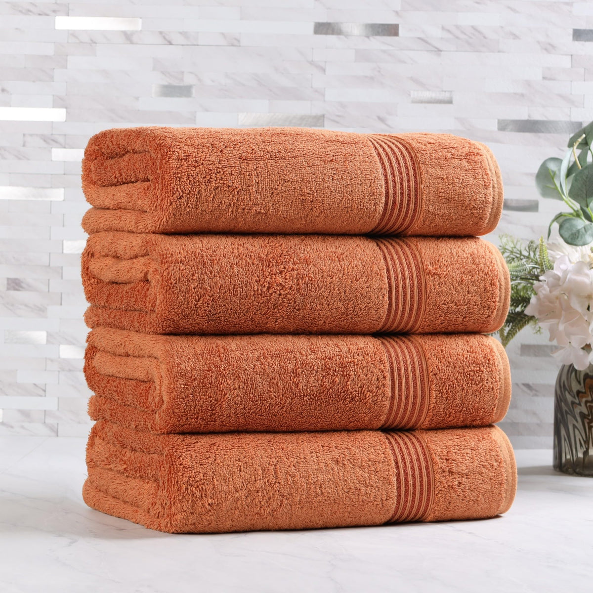 Superior Egyptian Cotton 6-Piece Towel Set, Bathroom Essentials, Towels For Bathroom, Apartment, Airbnb, Guest Bath, Face, Hand, Bath Towels, Washcloths, Absorbent, Fast Drying, Sage