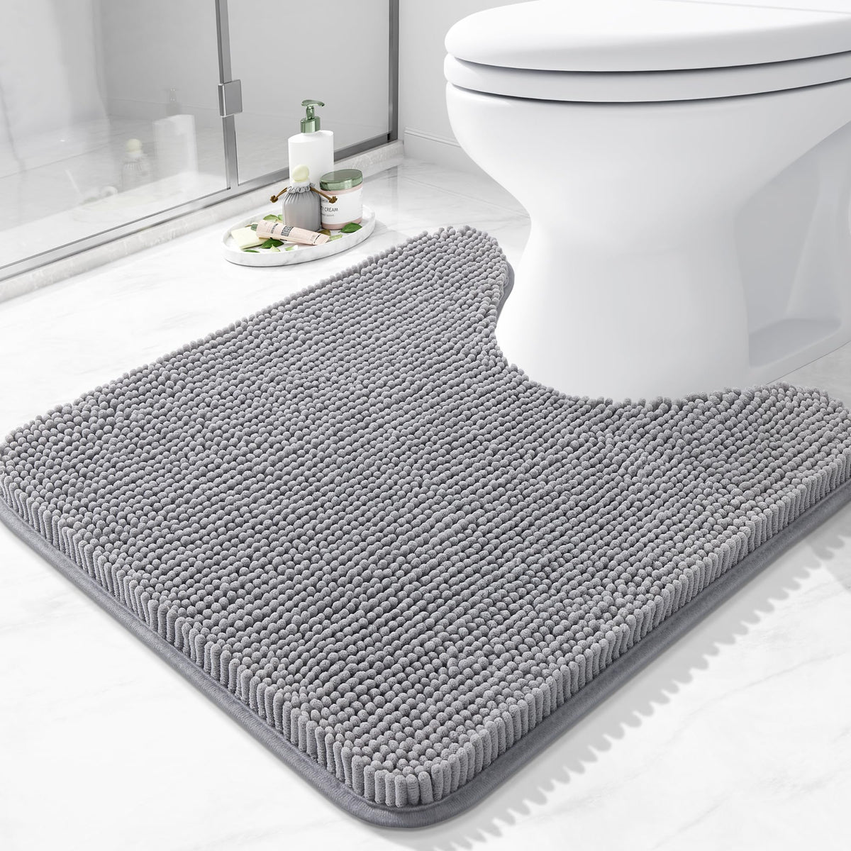 Arotive Bathroom Rugs 24x16, Soft Absorbent Shaggy Chenille Bath Rugs