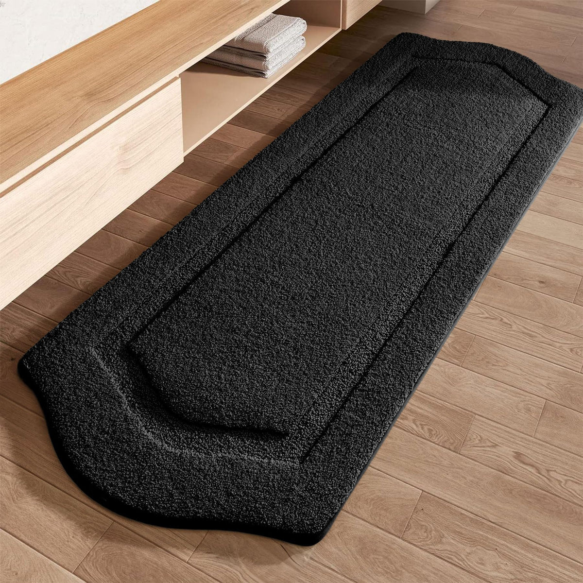 Bathroom Runner Rug, Non Slip Washable Long Bath Mat