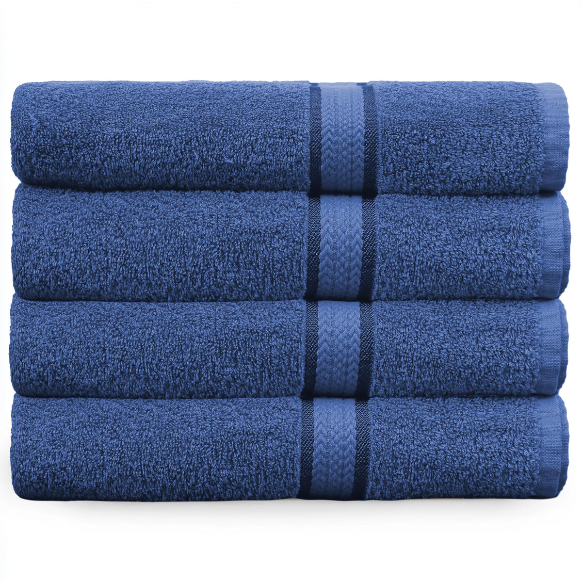 COTTON CRAFT Ultra Soft Hand Towels - 6 Pack 100% Ringspun Cotton Towel Set