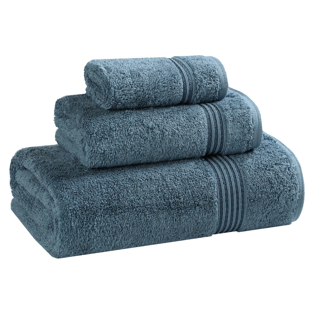 Superior Egyptian Cotton 6-Piece Towel Set, Bathroom Essentials, Towels For Bathroom, Apartment, Airbnb, Guest Bath, Face, Hand, Bath Towels, Washcloths, Absorbent, Fast Drying, Sage
